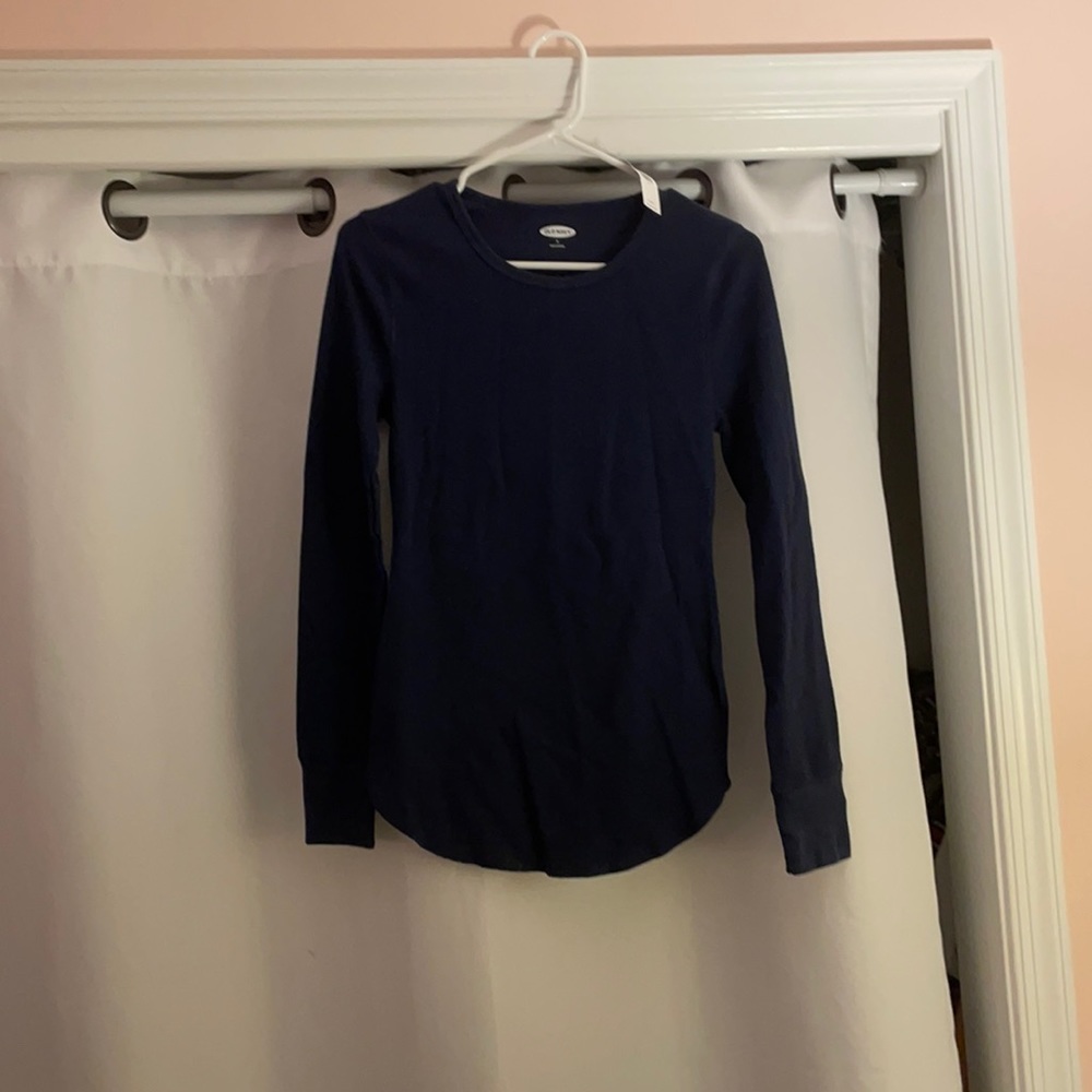 Navy Blue Pajama Shirt